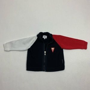 Armani Junior Boys Zip Up Sweater 12M